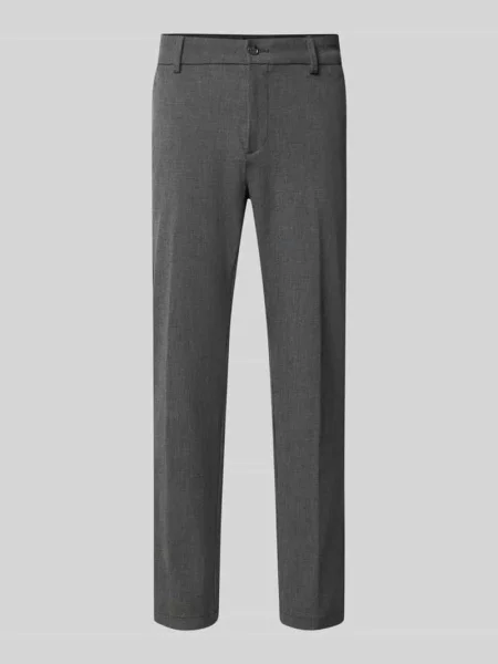 Krój regular fit Wąskie spodnie z dodatkiem model GABARDINE' Boss czarne