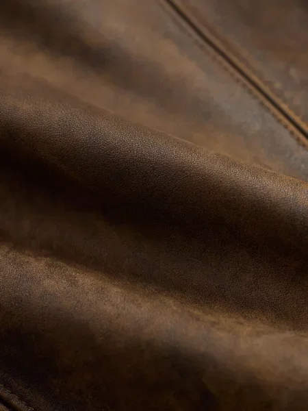 Geanta de piele Ralph Lauren Rrl maro