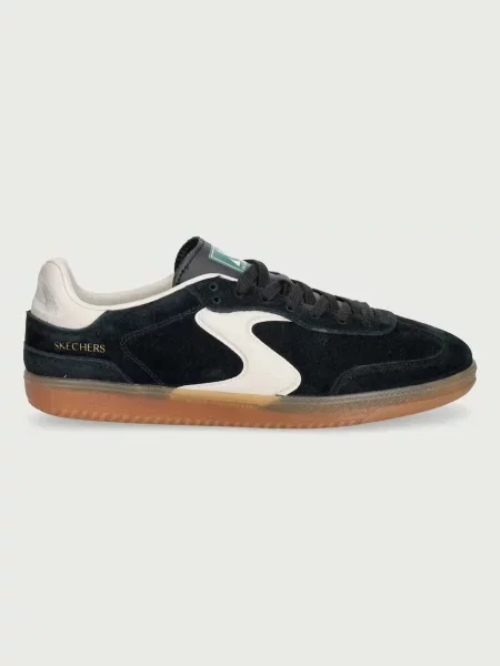 Skechers HOTSHOT sneakers pánske kožené čierna