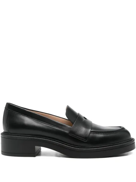 Pantofi loafer Stuart Weitzman din piele negru