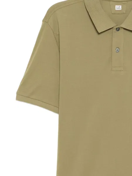 Polo C.p. Company cu broderie verde