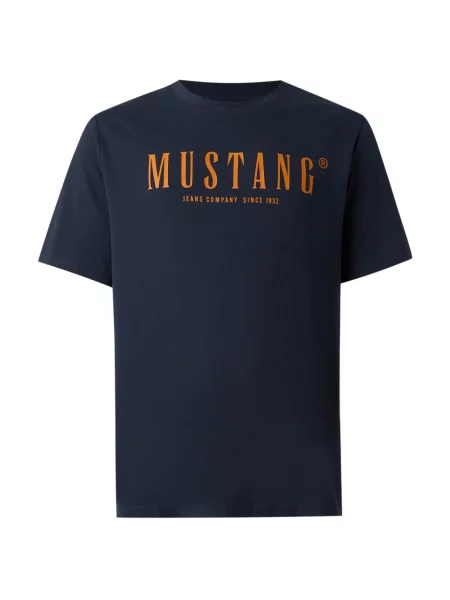 MUSTANG Tricou Austin bleumarin portocaliu