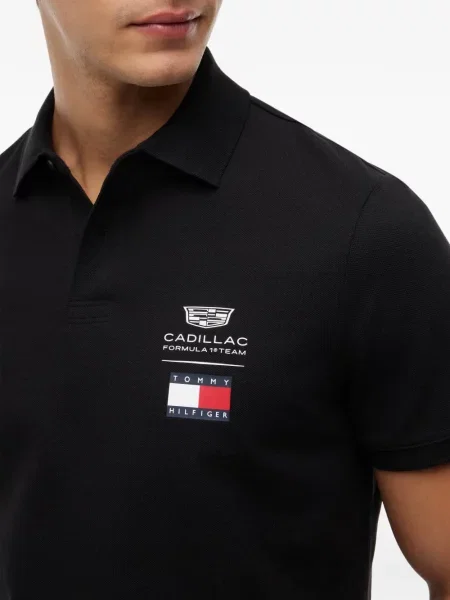Polo Tommy Hilfiger με σχέδιο μαύρο