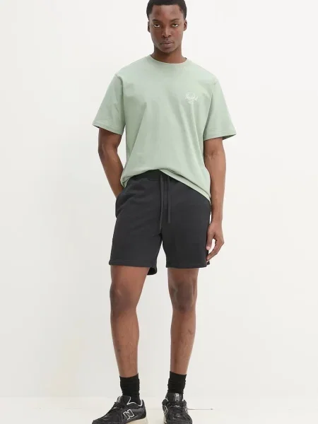 Футболка Herschel с принтом зеленая