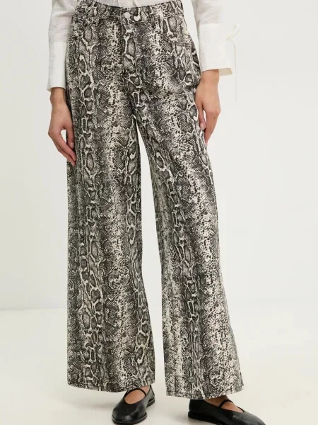 Дънки Answear Lab кафяво