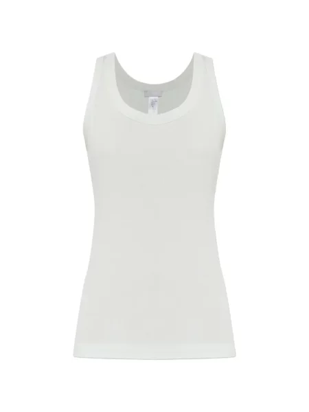 Top Hanro tricotate verde