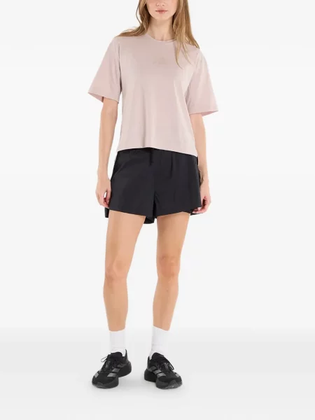 Tricou Adidas alergare cu șireturi din dantelă negru