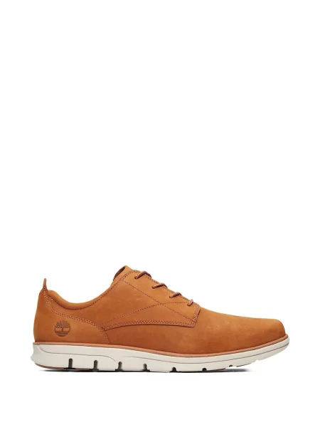 Botine Timberland cu șireturi din dantelă maro