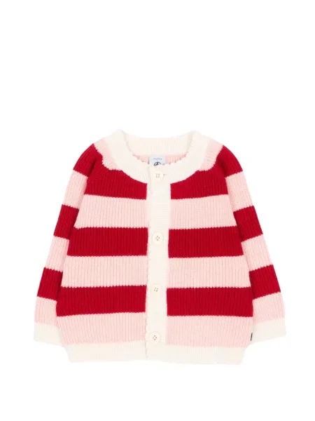 Kardigan dziecięcy Petit Bateau czerwony