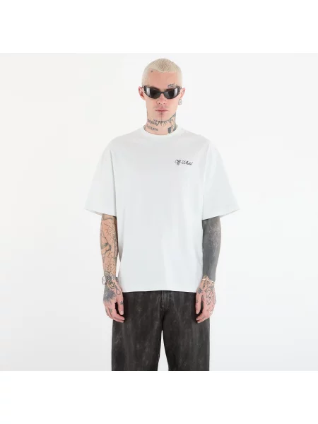 Skate in ulica majica Off-white bela