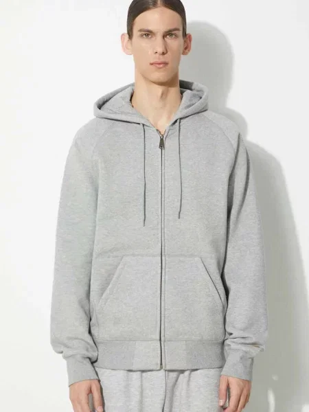 Куртка Carhartt Wip с капюшоном серая