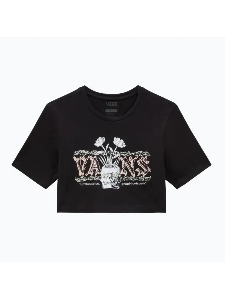 Olcsóbban. Női Vans Growing Ideas Crew Crop Ii póló. Méret: XL fekete