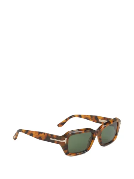 Ochelari de soare dreptunghiulari Tom Ford maro