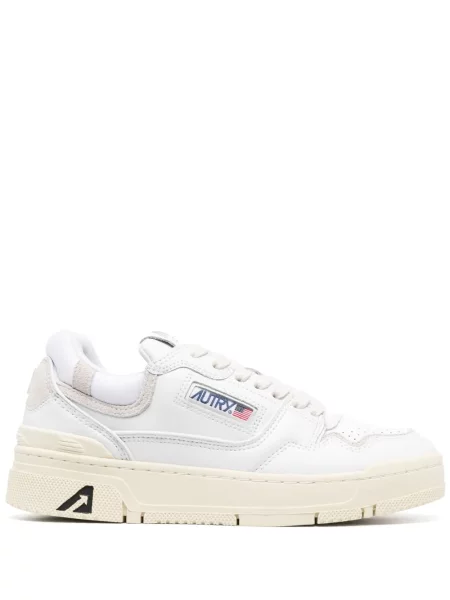 Sneakerși Autry din piele alb