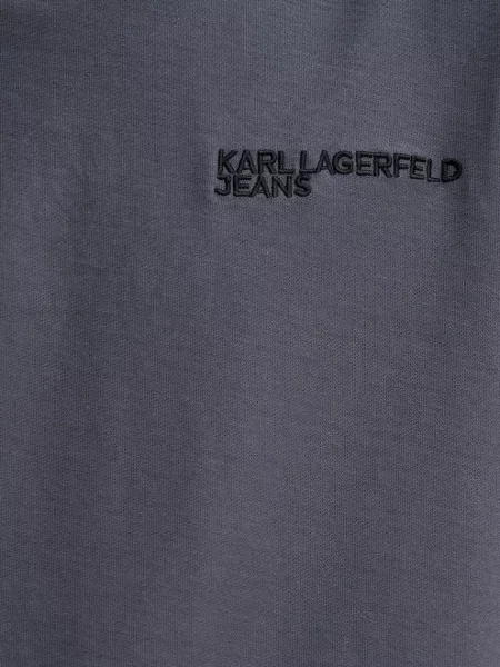Футболка Karl Lagerfeld Jeans однотонна сірий
