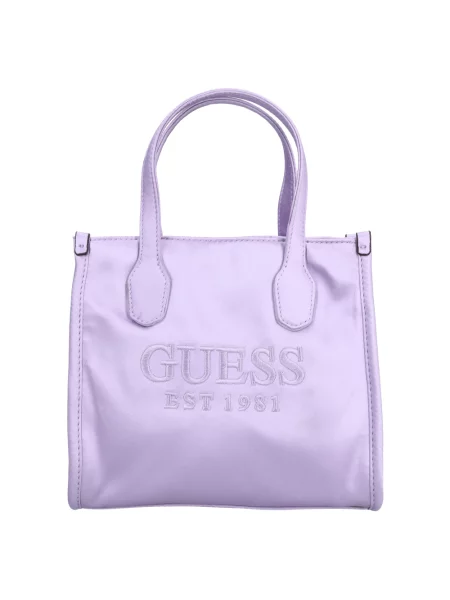 Guess torebka SILVANA fioletowy