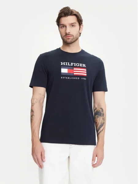 Tommy Hilfiger T-Shirt American Monotype Granatowy