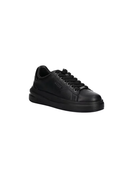 Sneakersy Guess skórzane czarne