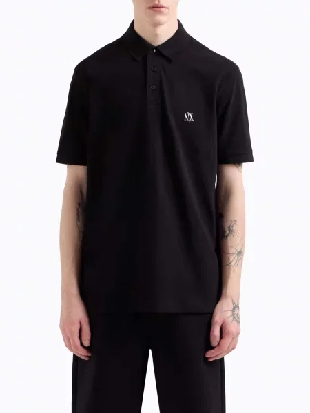 Поло Armani Exchange черное