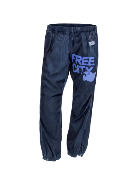 Pantaloni Freecity alergare albastru