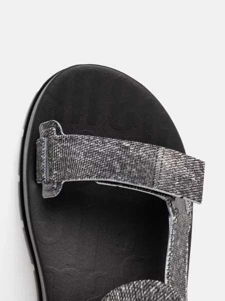 Melissa szandál FLOWING PLATFORM DENIM fekete