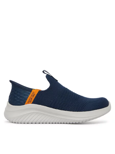 Laisvalaikio batai Skechers Slip-Ins Ultra Flex Smooth Step Tamsiai mėlyna
