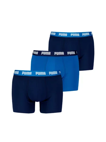 PUMA MÄ™skie bokserki 3 pary OdzieÅ¼ 2 niebieski