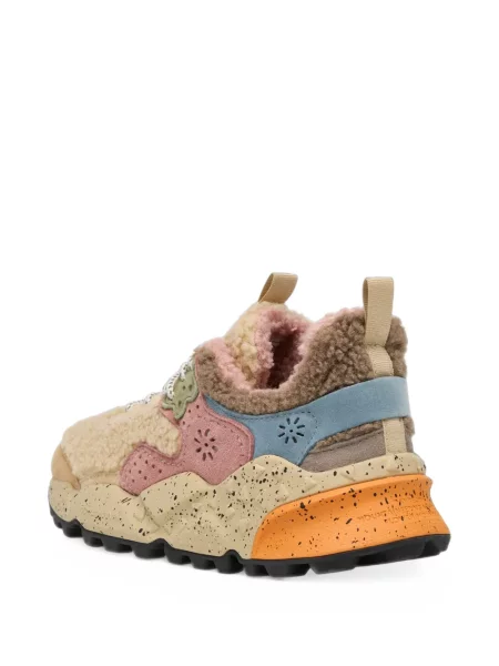 Szarvasbőr virágos sneaker Flower Mountain