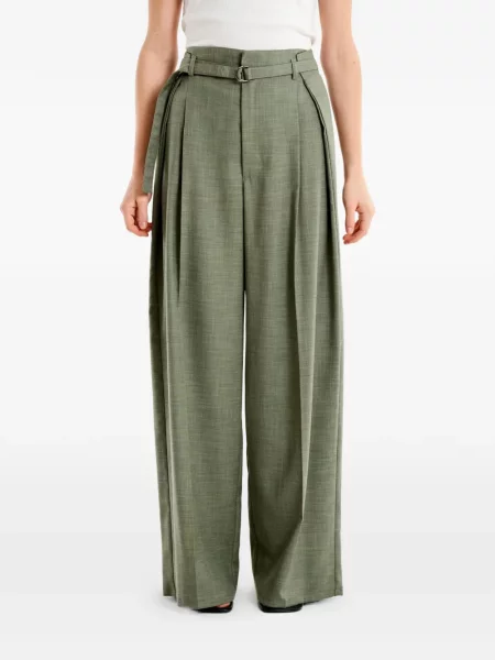 Cu centură pantaloni Vicolo verde