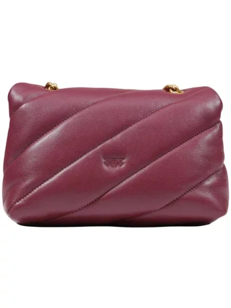 Geanta crossbody Pinko din piele roșu