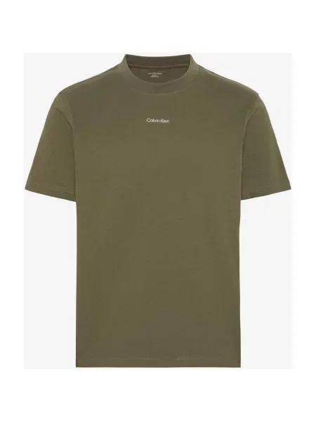 Koszulka damska Calvin Klein Easy Back Graphic z krótkim rękawem S zielona