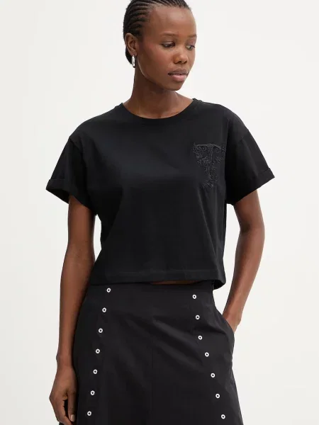 Twinset t-shirt oversize czarna