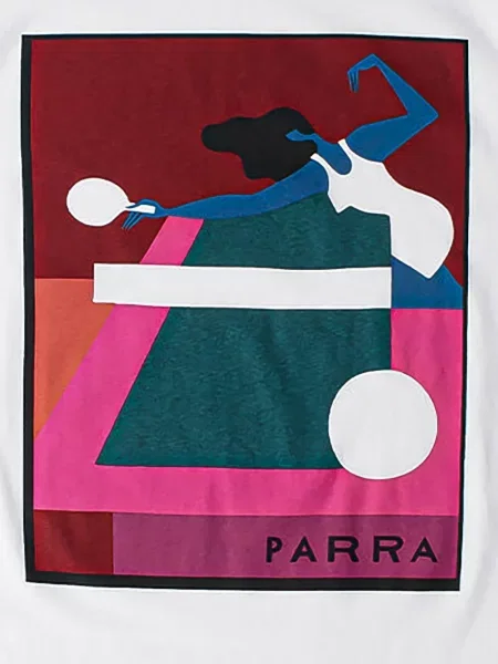 Tricou By Parra alb