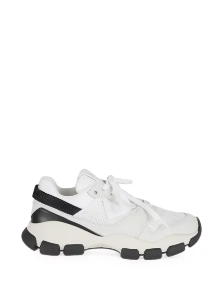 Sneakerși Prada cu autograf alb