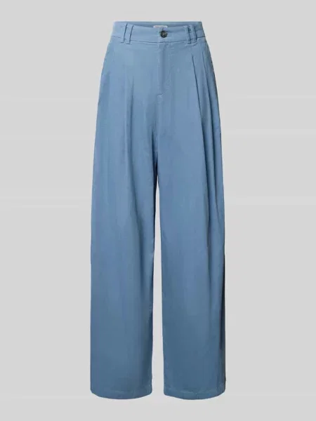 Spodnie z szerokimi nogawkami ze sztruksu z czystej bawełny Marc O'polo Denim