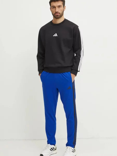 Bluza adidas Essentials Fleece 3S czarny czysty XXL biały