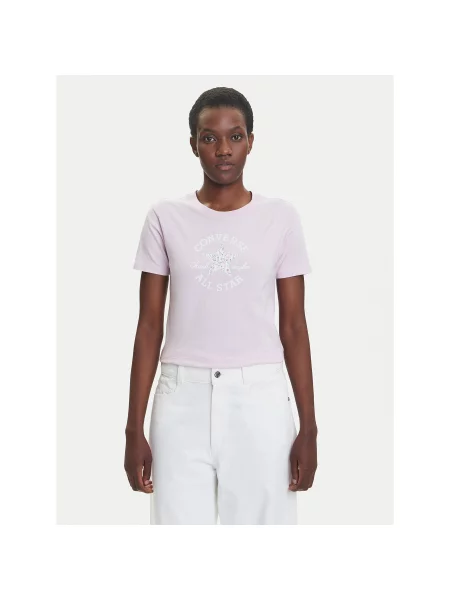 Converse Majica Floral Chuck Taylor Regular Fit roza