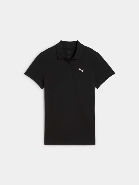 Поло PUMA Ess Polo комбінований верх чорний