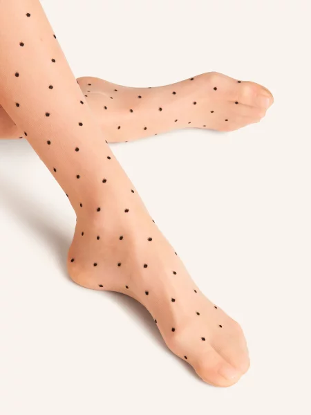 Falke Jemné Punčocháče Dot powder