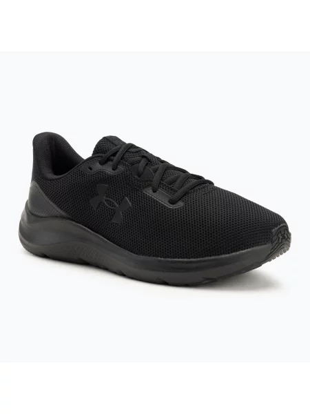 Under Armour Charged Pursuit 4 black/black/black мъжки обувки за бягане черно