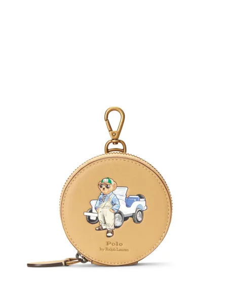 Pletena polo majica Polo Ralph Lauren s vezom visoki struk plava