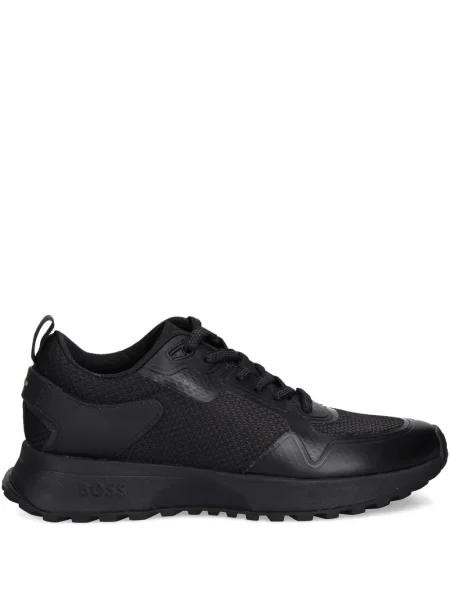 Sneakerși Boss plasă negru