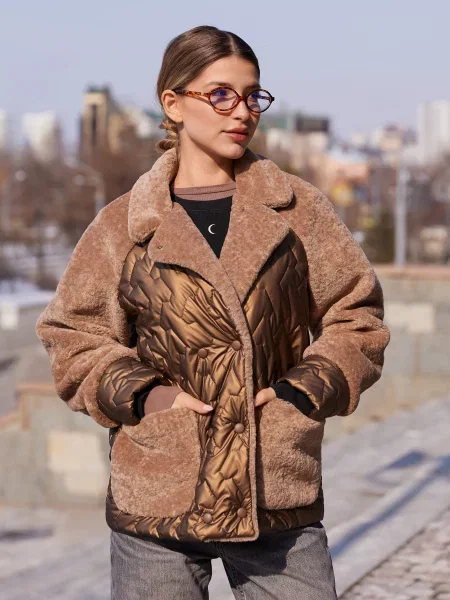 Демісезонна куртка MilaNova коричневий