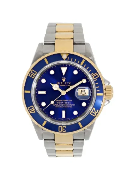 Неръждаема стомана часовници Rolex синьо