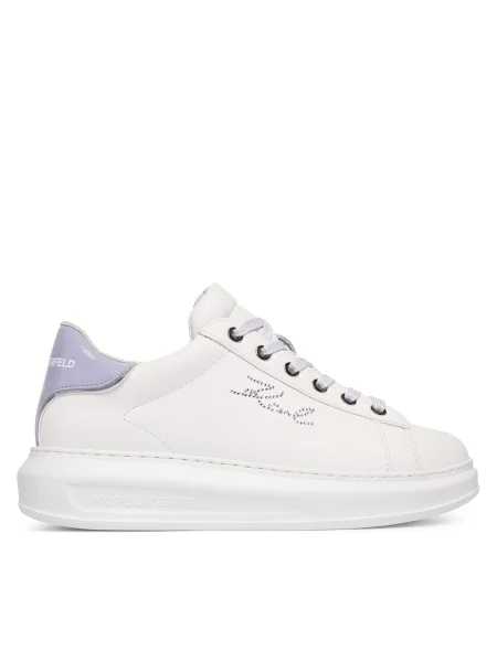 Sneakers KARL LAGERFELD Kapri alb