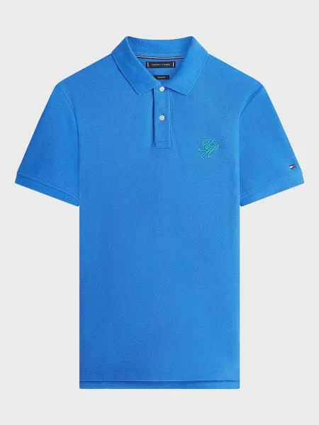 Поло Tommy Hilfiger синее