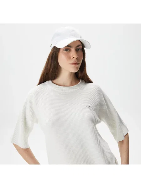 Lacoste Sweter Lacoste beżowy