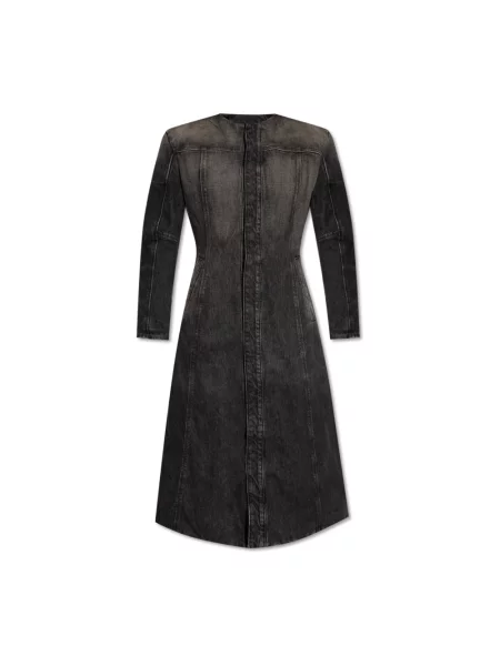 Sukienka jeansowa Diesel czarna