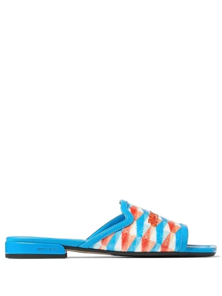 Papuci Jimmy Choo cu imagine albastru