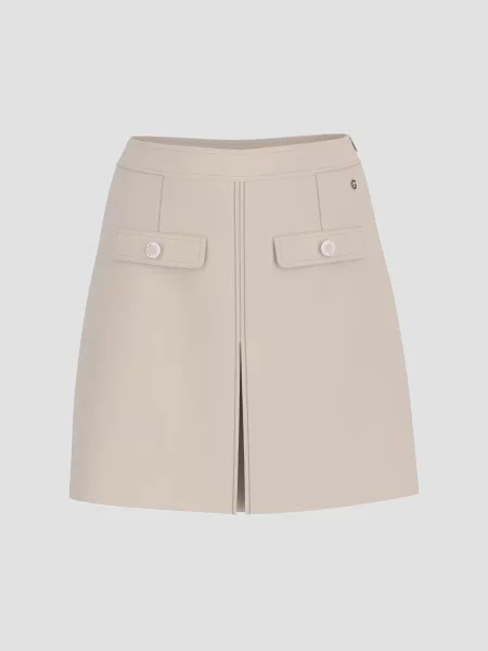 Спідниця міні GUESS бежевий